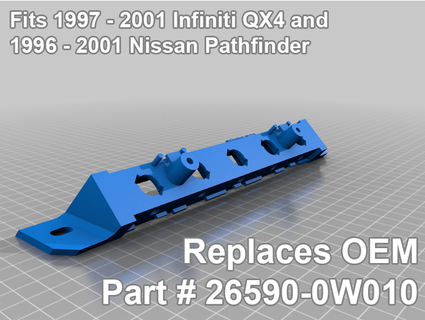 1997 2001 infiniti qx4 1996 nissan esploratore freno luce ddd disegni 3d print model - Mito3D