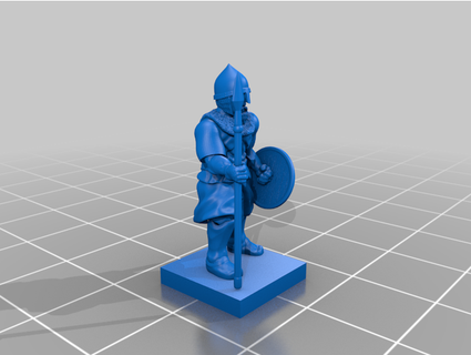 middle ages - eastern roman heavy infantry guy montag 3d print model - Mito3D