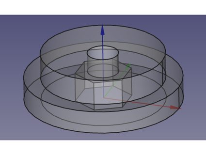 magnetico piedistallo base piatto 1 pollice ottico inviare metrico drobswob 3d print model - Mito3D