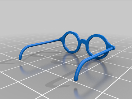 boneca óculos ajbobo 3d print model - Mito3D