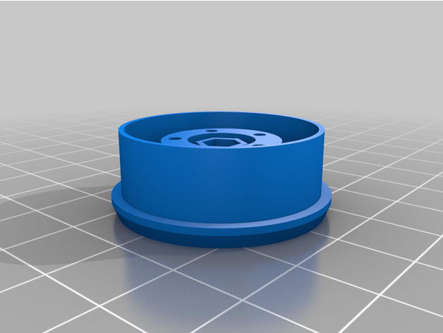 5mm hexadécimal adaptateur 7mm 13 verrous fin 3D print model - Mito3D