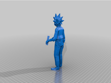Rick Morty Lowpoly Yiixpe 3d print model - Mito3D