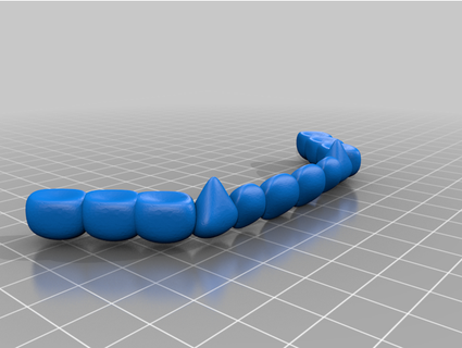 teeth cloudyconnex 3d print model - Mito3D