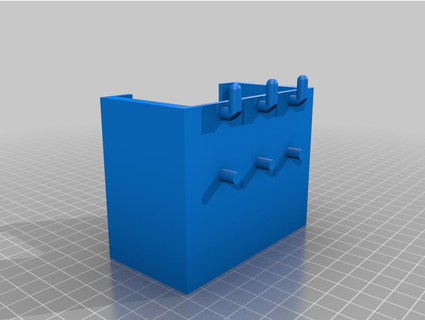 multimetre Kulp destek pegboard baskı dolaştı 3d print model - Mito3D