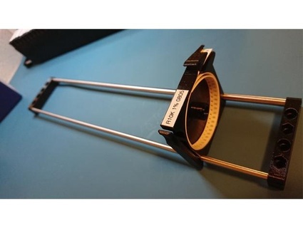 smd tape dispenser steel rod mounting rail jbay 3d print model - Mito3D