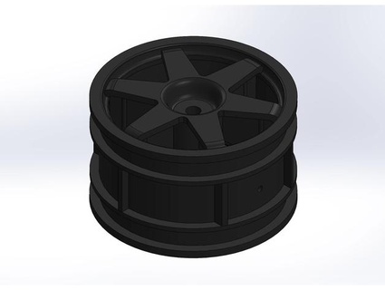 tamiya tgr tgx 6-spoke wheel 1 8 scale joeyfic 3d print model - Mito3D