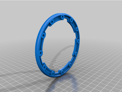 traxxas cumbre revo beadlock anillos joeyfic 3d print model - Mito3D