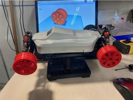 arranhando 1 10 rodas conversão Chade boceja 3d print model - Mito3D