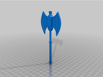 battle axe potionocean 3d print model - Mito3D