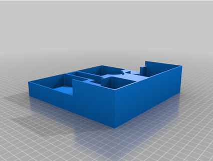project l - game insert base cellopoly 3d print model - Mito3D