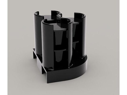 inissia Nespresso pod Halter Unterstützung boshaft 3d print model - Mito3D