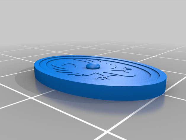 spät römisch Schild 28mm Miniaturen pippoweb 3D print model - Mito3D