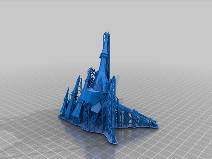 Kommoragh Turm bfg Terrain jimjimjimmyjim 3d print model - Mito3D