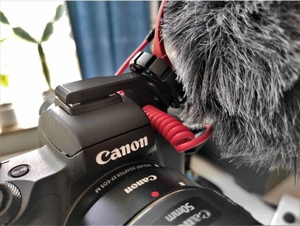 canon m50 micrófono caliente zapato montar walterkort 3d print model - Mito3D