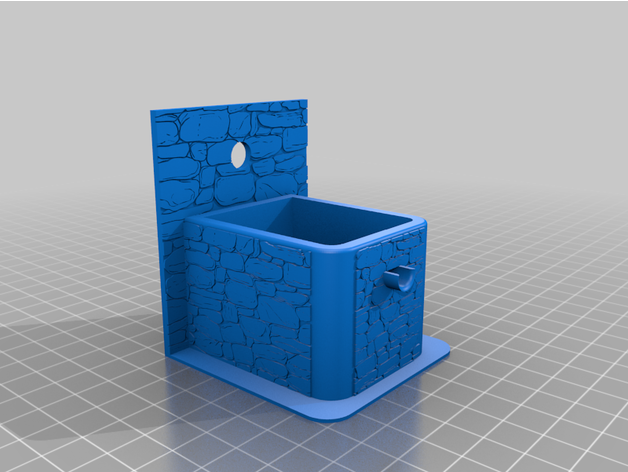 fontana cuna fuente natividad escena llluca 3D print model - Mito3D