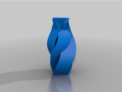 weiterer verdrehte Vase guthrum 3d print model - Mito3D