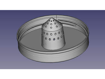 siero contenitore kratky coltura idroponica coperchio vvv86 3d print model - Mito3D