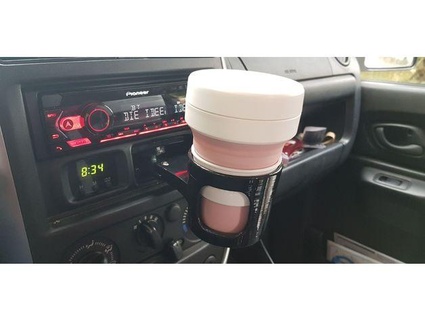 suzuki jimny fj coffee cup holder mount auroraglacialis 3d print model - Mito3D