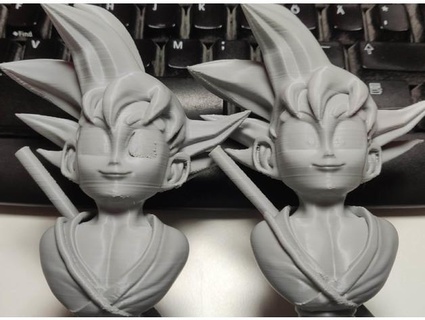 Goku ragazzo supporto gratuito remixare occhio aggiustare Thalaski 3d print model - Mito3D