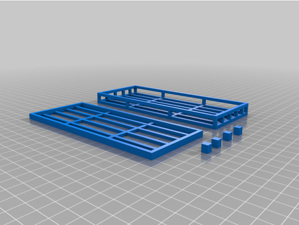 trx4 roof basket final taestes 3d print model - Mito3D