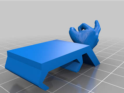 medio dedo hierro monumentos comadreja 3d print model - Mito3D