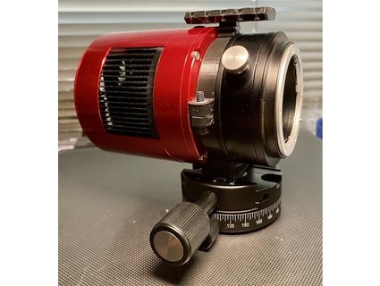 zwo asi cámara dslr lente adaptador arca swiss compatible montaje abrazadera rdf picatinny carril apoyo fotón perseguidor 3d print model - Mito3D