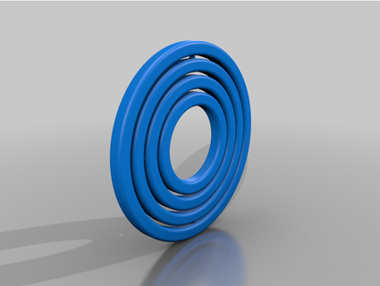 free spinning rings - fidget caddboy 3d print model - Mito3D