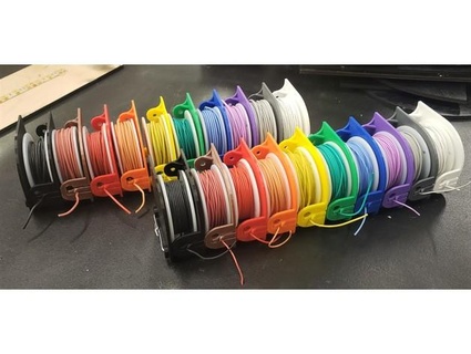 silicone wire spool holder- luminalabpdx beehphy 3d print model - Mito3D