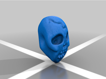 cartoon skull necklace cartooncorpse 3d print model - Mito3D