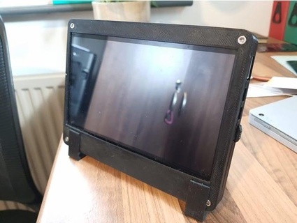 elecrow 7 pantalla táctil caso funda Mira allá 3d print model - Mito3D