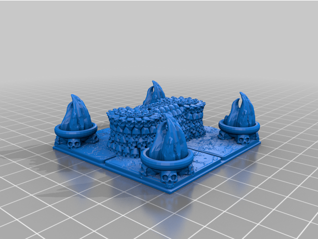 altar luvas 3D print model - Mito3D