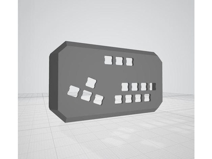 jfedor - keyboard fightstick alt remix generalrose 3d print model - Mito3D