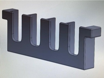 magnético usb stick soporte nación 3d print model - Mito3D