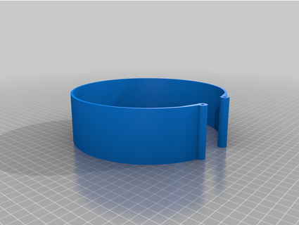 disco lampe recyclé bobine aquilabert 3d print model - Mito3D
