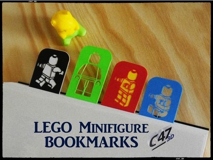 Lego Minifigur Lesezeichen einstellen c47 3d 3d print model - Mito3D