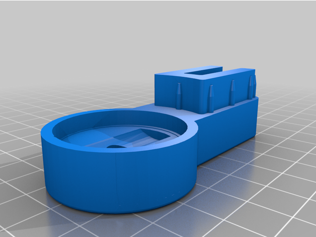 shower superior door hinge charlie poppins 3D print model - Mito3D