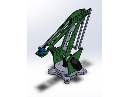 robot 4 eksen dg4 yosun rengi 3d print model - Mito3D