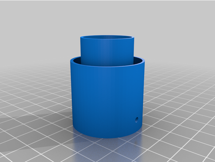 sarblue straight adaptor vanzerdragon 3d print model - Mito3D