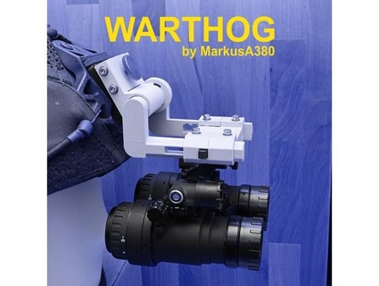 warthog - night vision mount v2 markusa380 3d print model - Mito3D
