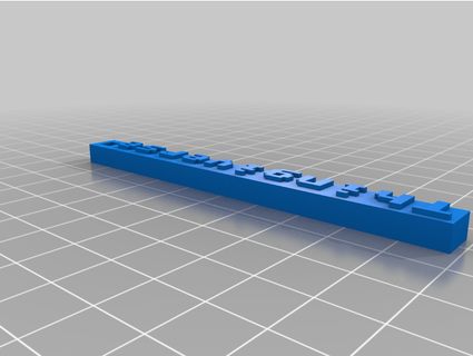 parametric customizable name tag walgri 3d print model - Mito3D