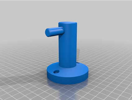 colgador toalla rasencrack 3d print model - Mito3D