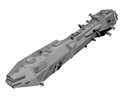 Lancer Klasse Fregatte lopiv2 3d print model - Mito3D