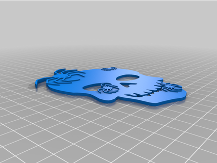 Cranio mit Sii pazzo Dirksbastelbude 3d print model - Mito3D