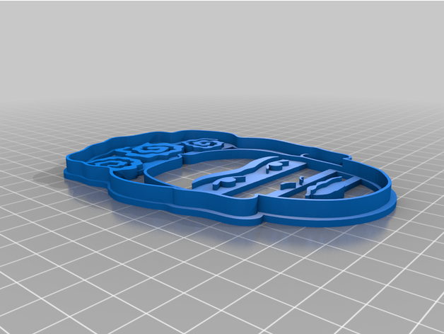 frida kahlo cookie cutter 120mm thinkingpegasis 3D print model - Mito3D