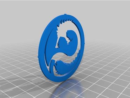draconis combine badge rgfx 3d print model - Mito3D