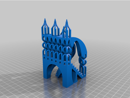 fantasia castello nostra coda 3d print model - Mito3D