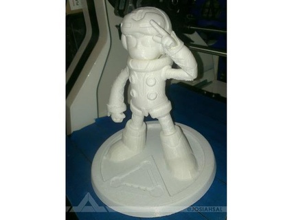 mighty no 9 beck figure josiahsal 3d print model - Mito3D