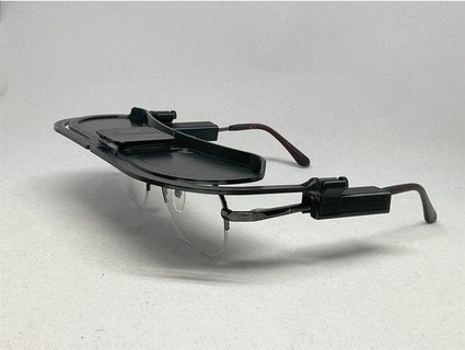 visor glasses foldable cybercyclist 3d print model - Mito3D