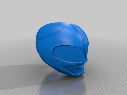 pink ranger helmet cut scaled slightly deltadodge 3d print model - Mito3D