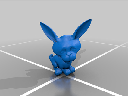 toon bunny trekkiegrrrl  3d print model - Mito3D